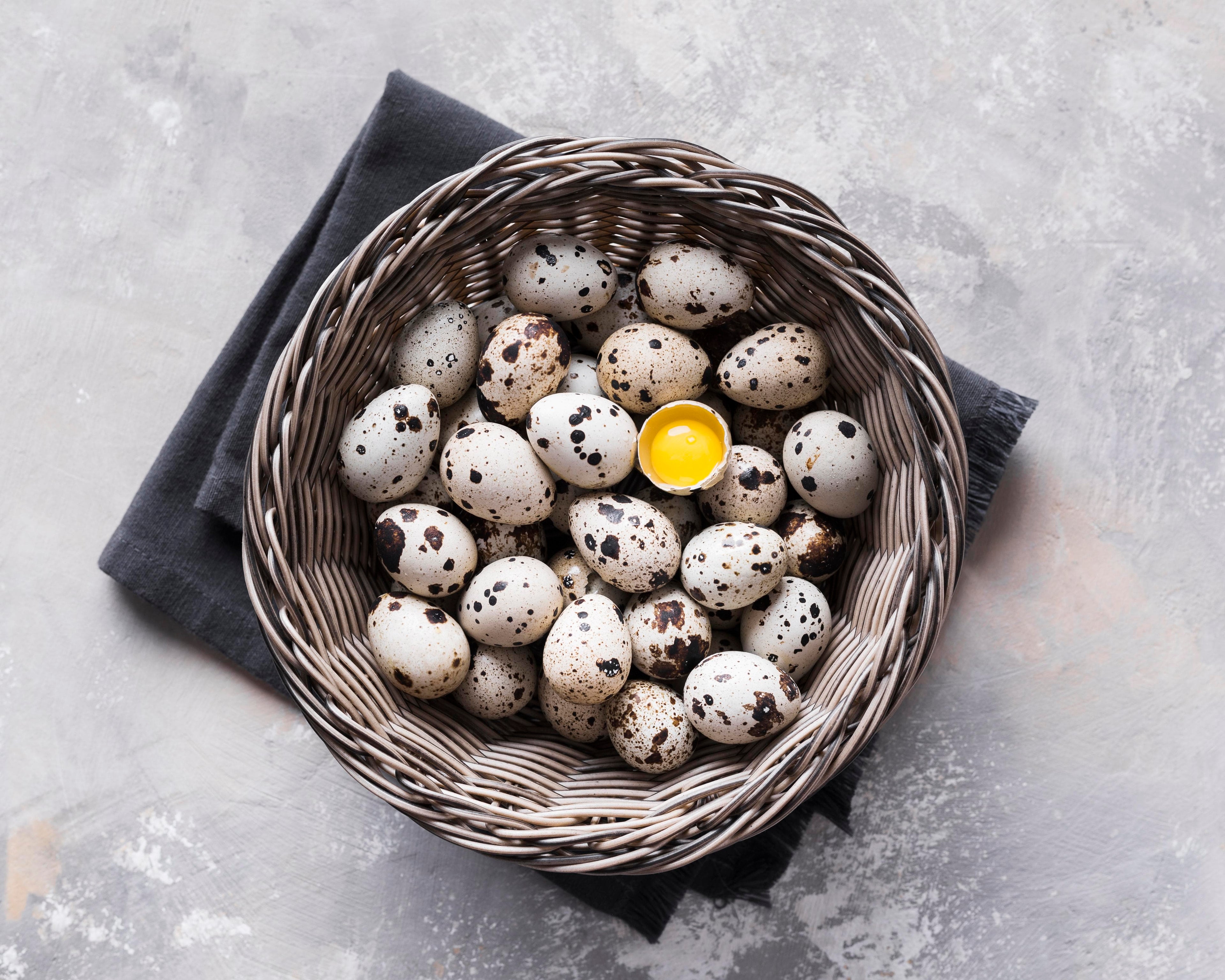 10 Dozen Farm Fresh n Tasty Organic Jumbo Quail Eggs