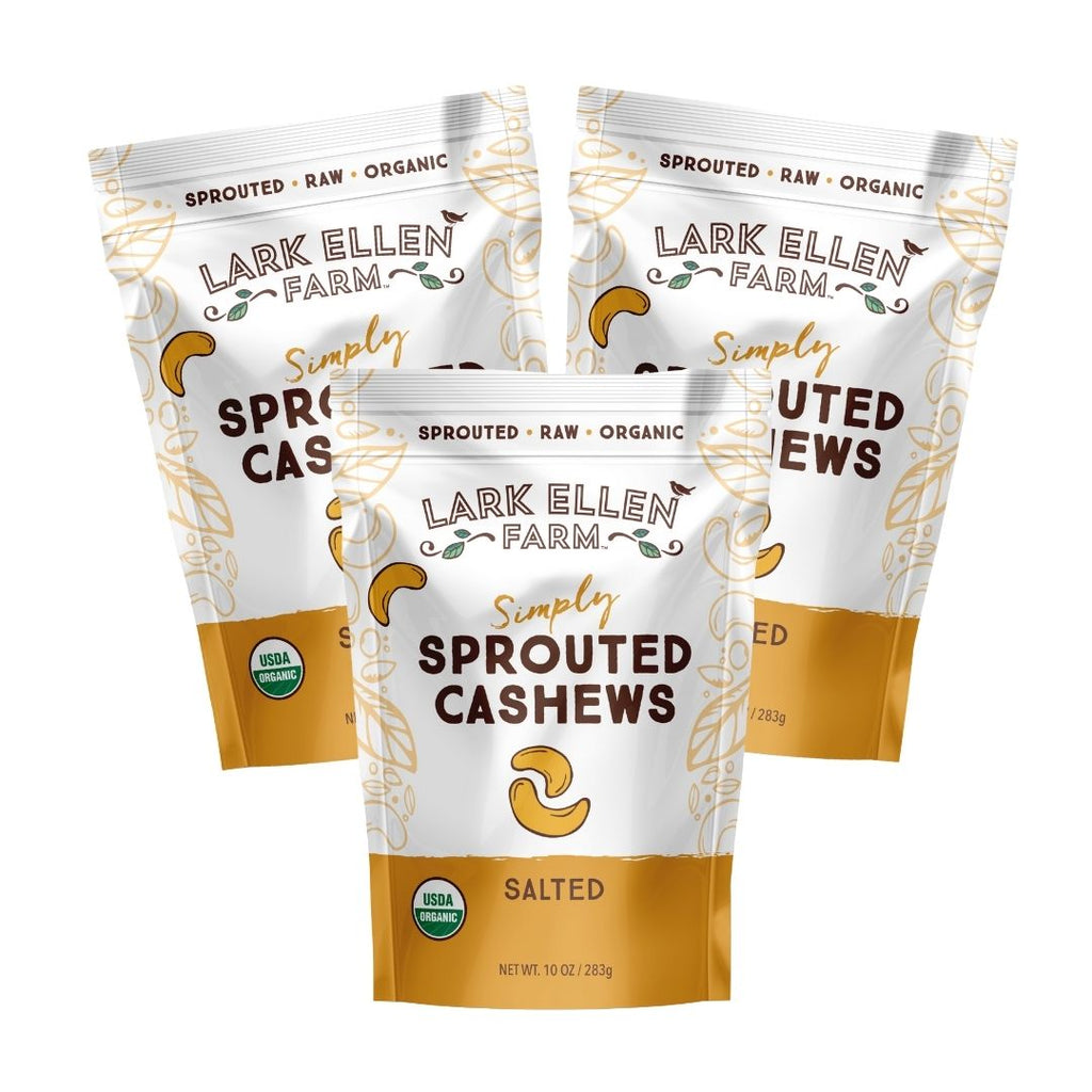 Lightly Salted - Organic Sprouted Cashews 10.00% Off Auto renew
