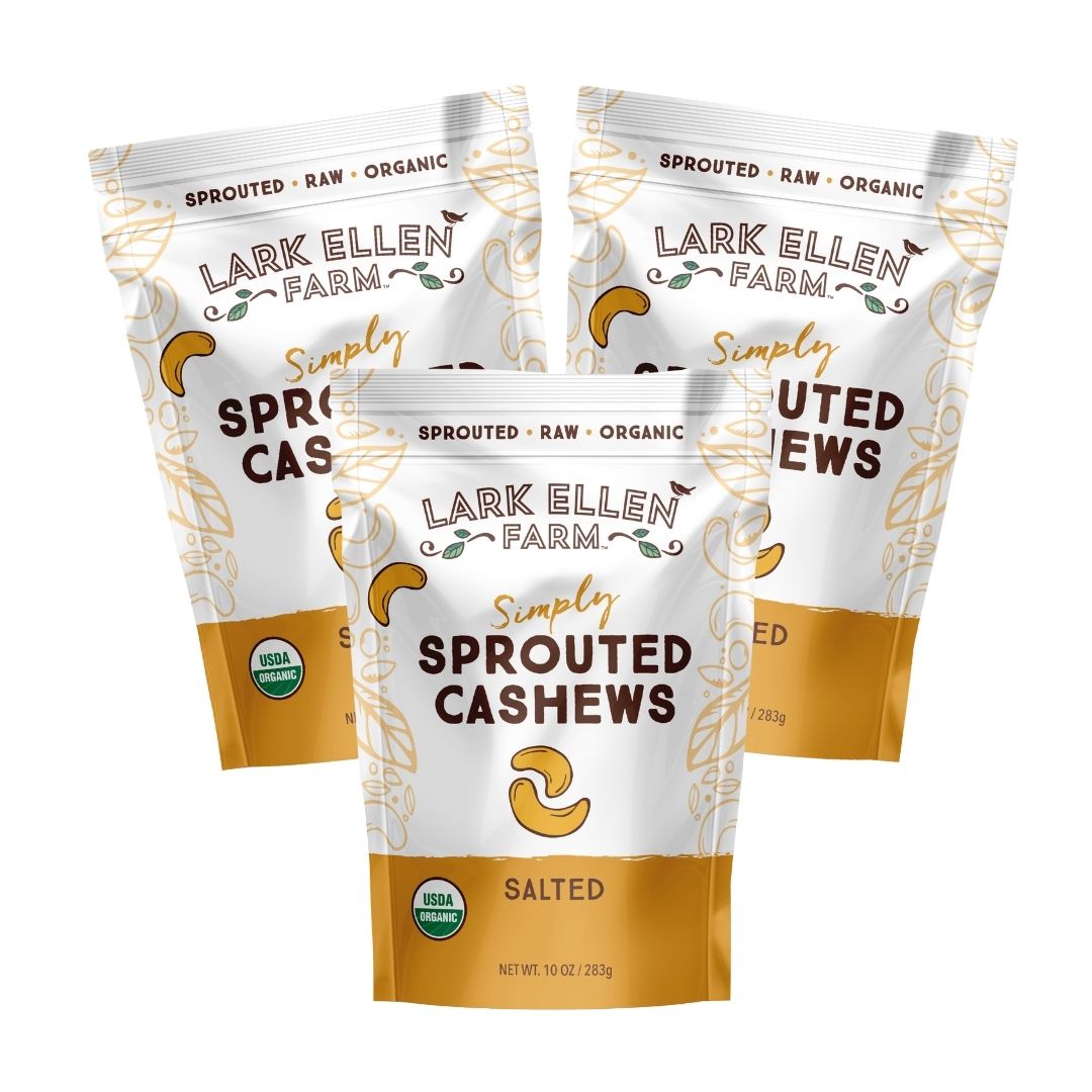Lightly Salted - Organic Sprouted Cashews 10.00% Off Auto renew